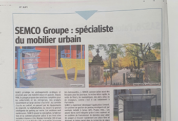  SEMCO Groupe, acteur local du mobilier urbain